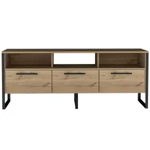 Brooklyn, wide screen TV rack with 3 doors