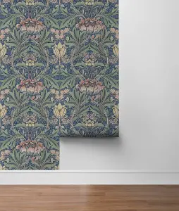 Acanthus Floral Vintage Peel and Stick Wallpaper