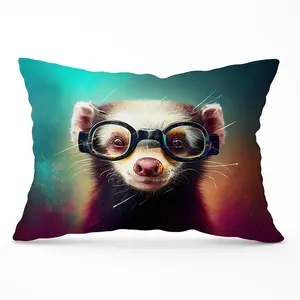 Ferret Splashart Cushions 33cm x 48cm