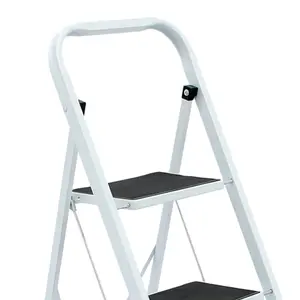 Oypla Foldable 3 Step Ladder Stepladder Non Slip Tread Safety Steel