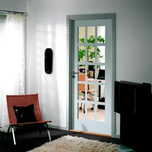 15 Lite Glazed White Internal Door, (H)1981mm (W)762mm (T)35mm