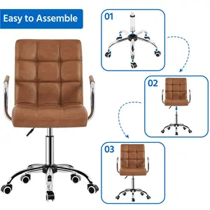 Office Chair Retro Brown