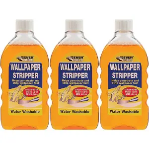 Everbuild Wallpaper Stripper, 500 ml (Pack of 3)