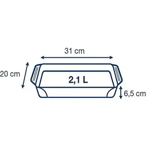 8023510 Set Of 3 Borosilicate Glass Oven Plates – Extreme Resistance