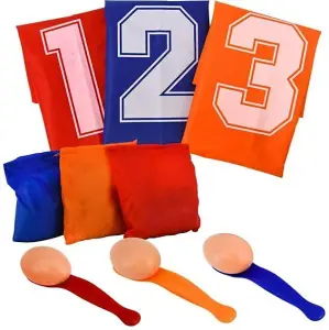 3 in 1 Sports Day Kit Family Fun Summer Kids Adults Children's Game Toy Activity Play