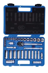 Laser 3496 34pc Socket Set 3/8" Drive 6pt Deep & Standard Metric