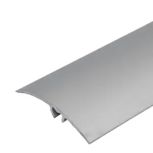 A65 50mm Anodised Aluminium Door Threshold Strip - Silver, 0.93m