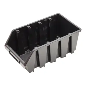 Performance Power Black Large Slimline Organiser bin