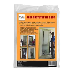 True Products Dust Prevention Screen - U-Shaped Zip Door (Pack of 10)