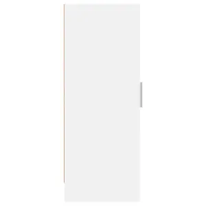 Berkfield Shoe Cabinet White 32x35x92 cm Engineered Wood