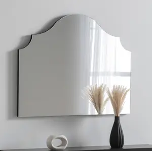 Precious Overmantle Mirror Black