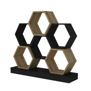 Decorotika Cicek Hexagonal Bookshelf