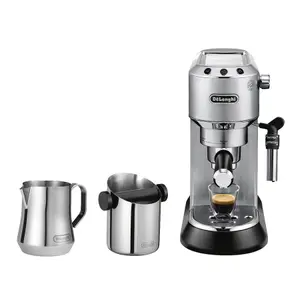 Delonghi Dedica Arte Bean to Cup Manual Coffee Machine, Silver