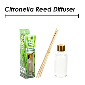 Citronella Reed Diffuser 30ml Outdoor Natural Insect Repellent, Summer Evening  8cm