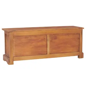 Berkfield TV Cabinet 100x30x40 cm Solid Teak Wood