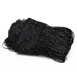 String Curtain Panel Spaghetti Tassel Curtain, 200cm x 90cm - Black