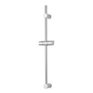 GoodHome Cavally Straight Shower riser rail, 8cm