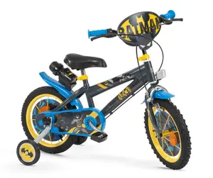 Toimsa Batman 14" Childrens Bicycle - Black - w/ Removable Stabiliser