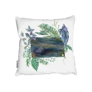 Cushions - Green Leaves Board (Cushion) / 60cm x 60cm