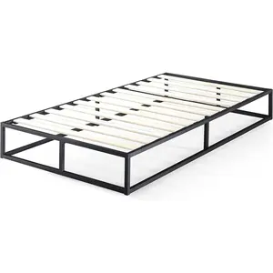 Dekker Minimal Metal Bed - 25 cm High Black / Single (3')