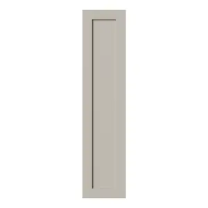 Tydeman Matt pebble Shaker 70:30 Larder Cabinet door (W)300mm (H)1287mm (T)20mm