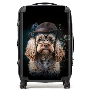 Cockapoo Dog Splashart Suitcase - Medium