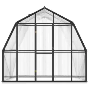 Berkfield Greenhouse with Base Frame Anthracite 3.3 m2 Aluminium