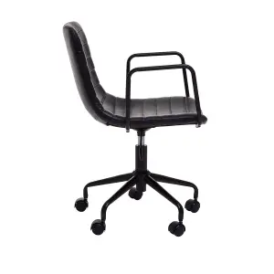 Interiors by Premier Forbes Black Home Office Chair