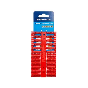 Rawlplug Universal Plug (Pack Of 48) Red (6 x 28mm)