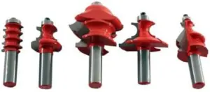 Set Of 5 Tct Door Panel Router Bit Set Cutter Tools