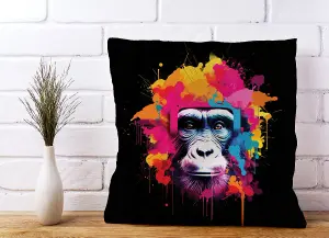 Multi Coloured Monkey Face Cushions 45cm x 45cm