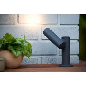 Lucide Tatum Modern Garden Spotlight Outdoor - LED - 1x4,5W 3000K - IP65 - Anthracite