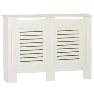 Vida Designs Milton Medium White MDF Radiator Cover