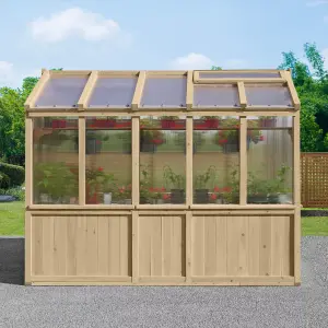 Meridian Greenhouse 6.7ft x 9.7ft (2.3m x 2.9m)