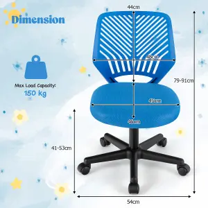 COSTWAY Kids Mesh Computer Chair Ergonomic Desk Chair