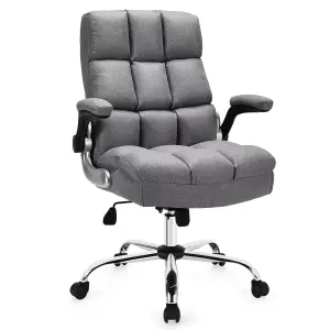 Costway Executive Office Chair Ergonomic Padded High Back Swivel Computer Desk Chairs