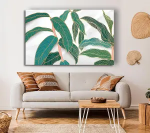 The Leaves Of A Branch Canvas Print Wall Art - Medium 20 x 32 Inches