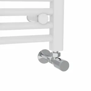 Rinse Straight Bathroom Heated Towel Rail Ladder Radiator White 1000x300mm