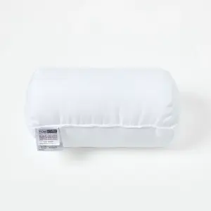 Homescapes Super Microfibre Bolster Cushion - Luxury Cushion Filler and Inserts 30 x 18 cm (12 x 7")