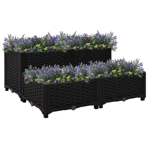 Berkfield Raised Bed 80x80x38 cm Polypropylene