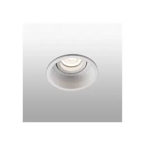 Luminosa Hyde White Tiltable round Recessed Downlight, GU10