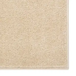 Rug Short Pile 160x230 cm Beige