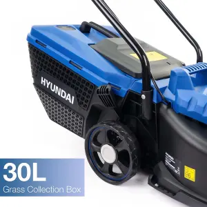 Hyundai 12.6" / 32cm 20V MAX Cordless Lawnmower 4Ah Li-Ion Battery HY2193