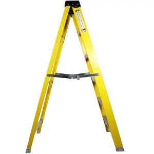 Excel Electricians Fibreglass Step Ladder 5 Tread 1.56m Heavy Duty