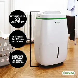 Meaco 20L Low Energy Dehumidifier and Air Purifier