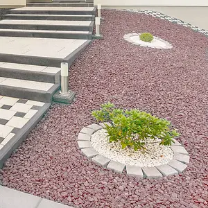 Charles Watson Red Granite 14mm Decorative Garden Chippings Approx. 20kg Polybag