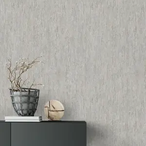 Grey Concrete Effect Wallpaper Textured Non-Woven Code Nature Erismann 10210-10