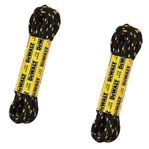 Dewalt Boot Shoe Laces 150mm Polyester Cotton 2 Pairs