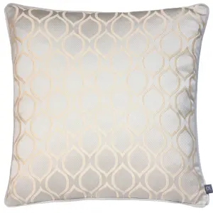 Prestigious Textiles Solitaire Embroidered Geometric Piped Feather Filled Cushion