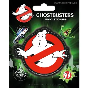 Ghostbusters Logo Stickers (Pack of 5) Multicoloured (One Size)